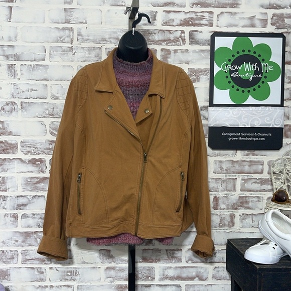 Time and Tru Jackets & Blazers - Time & tru zip up jacket plus size XXL